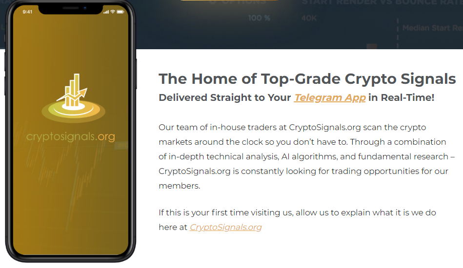 CryptoSignals Telegram channel