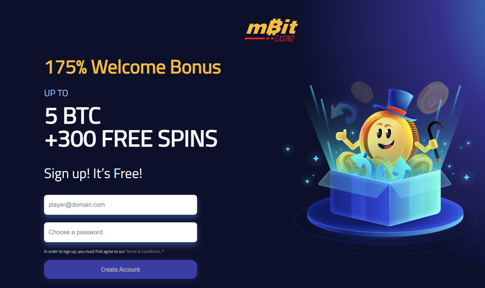 mbit altcoin casino welcome bonus