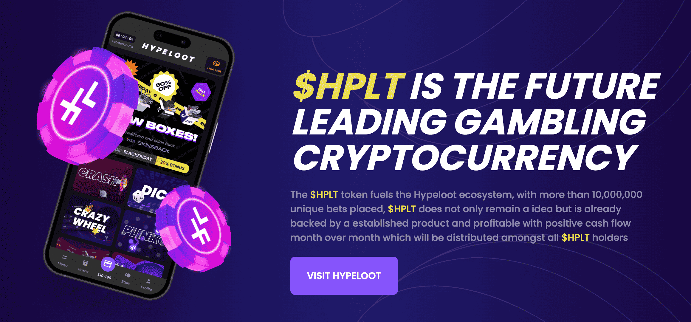 Hypeloot crypto gambling