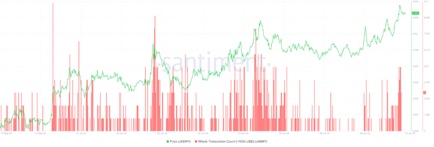 Data on the JASMY chain