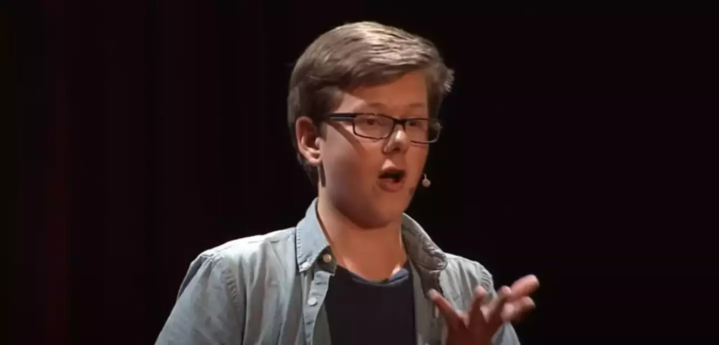 Erik Finman giving a TED talk at age 15 (TEDx)