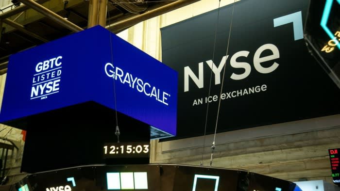 The head of cryptocurrency asset manager Grayscale Investments steps down