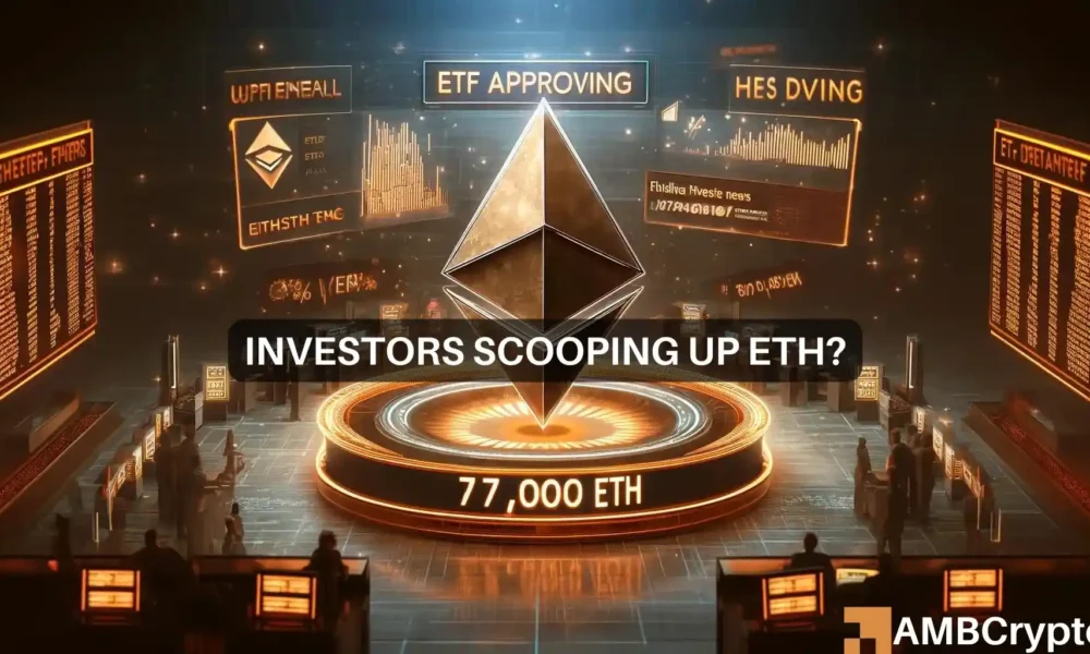 777,000 Ethereum Moved After ETF Approval: Impact on ETH?