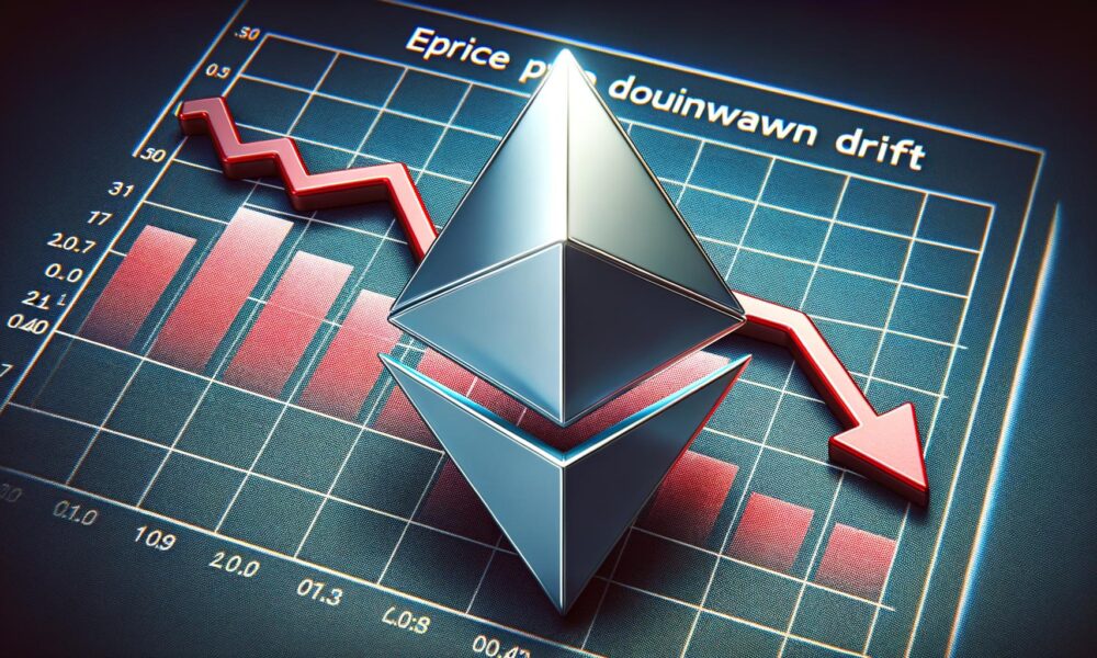 Downward drift in the price of Ethereum: the decline resumes again