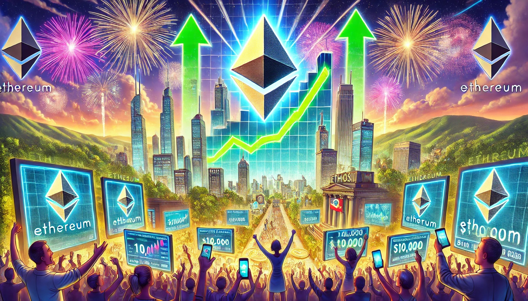 Ethereum Price Will Hit $10,000, 'Just Like Tokens Fell,' Analyst Says