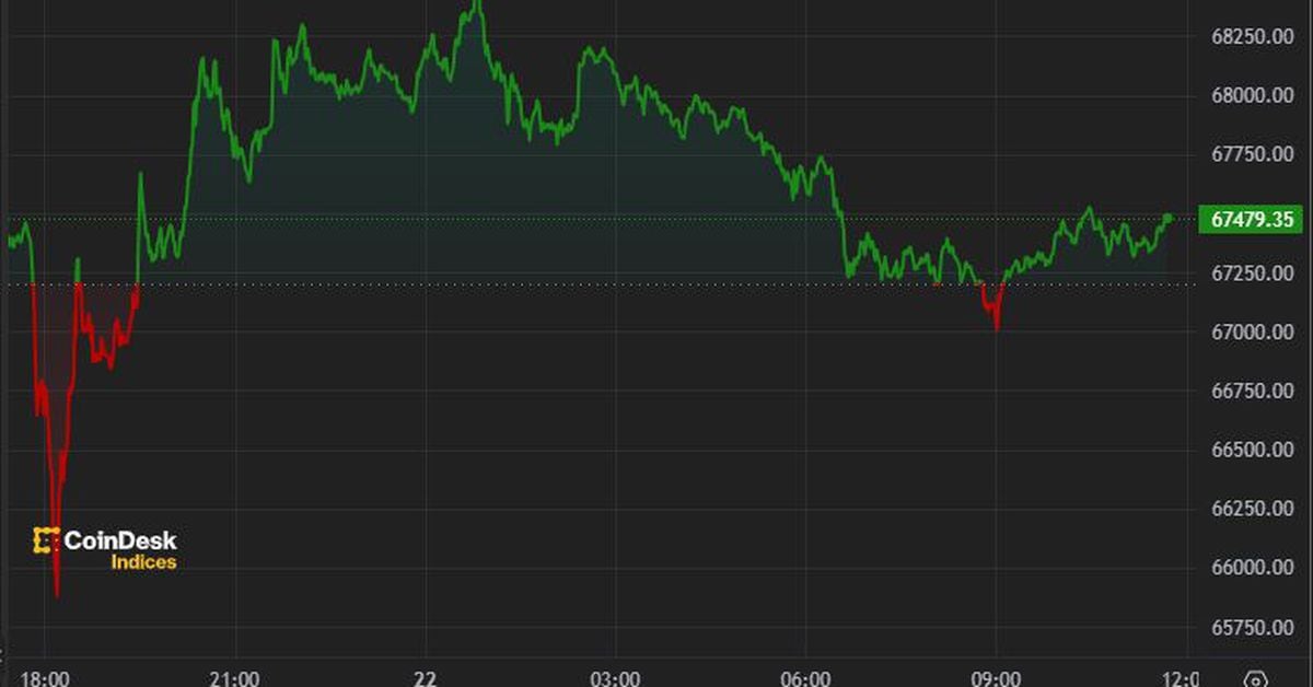 Bitcoin Stabilizes Above $67K After Biden’s Exit