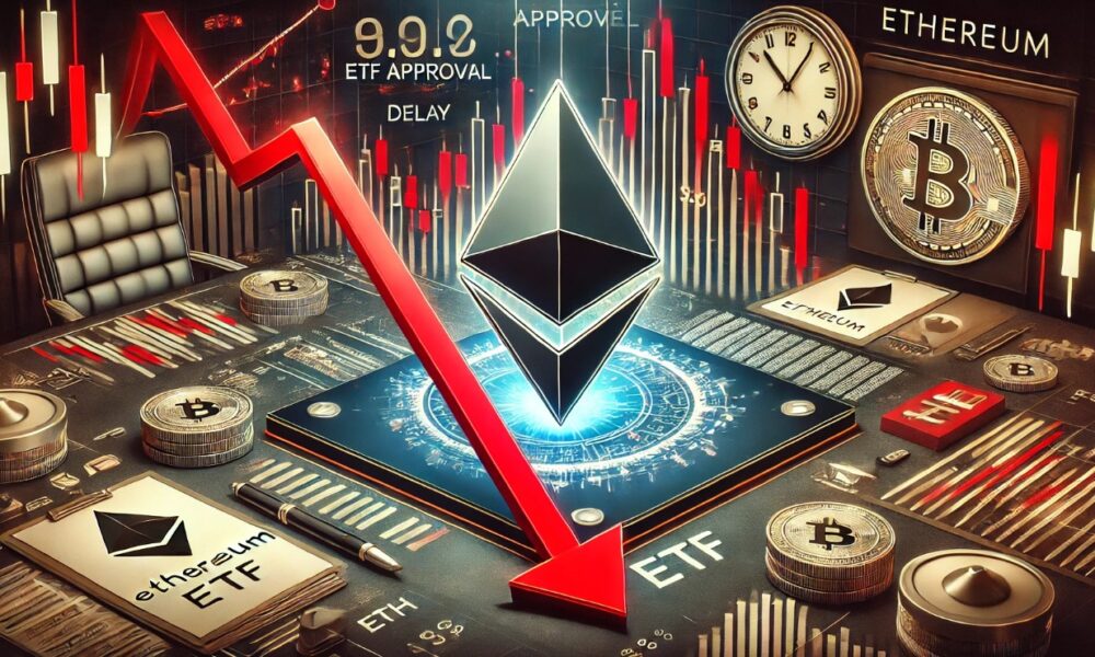 ETH Price Falls as Ethereum ETF Approval Delayed